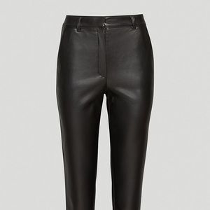 Aritizia Babaton Command Pant - Black Vegan Leather